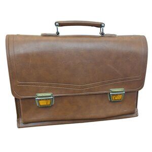 Vintage Faux Leather 1970's Briefcase